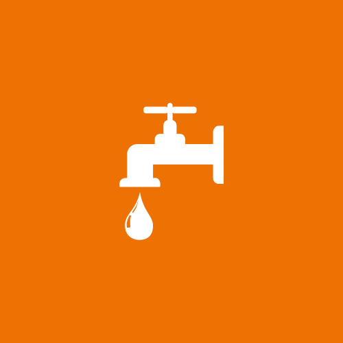 Establecer puntos de agua seguros y distribuir artículos de primera necesidad