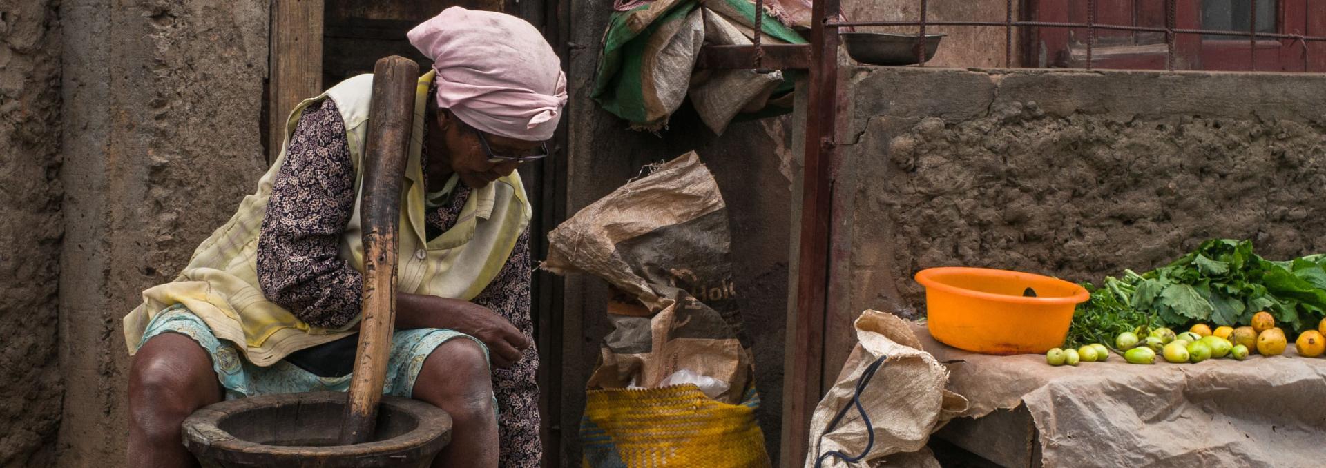 La pobreza como fuente de malnutrición en Antananarivo