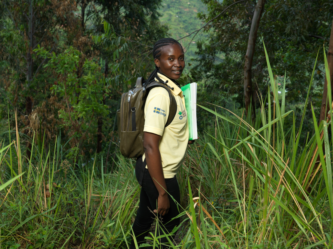 Voluntaria Uganda
