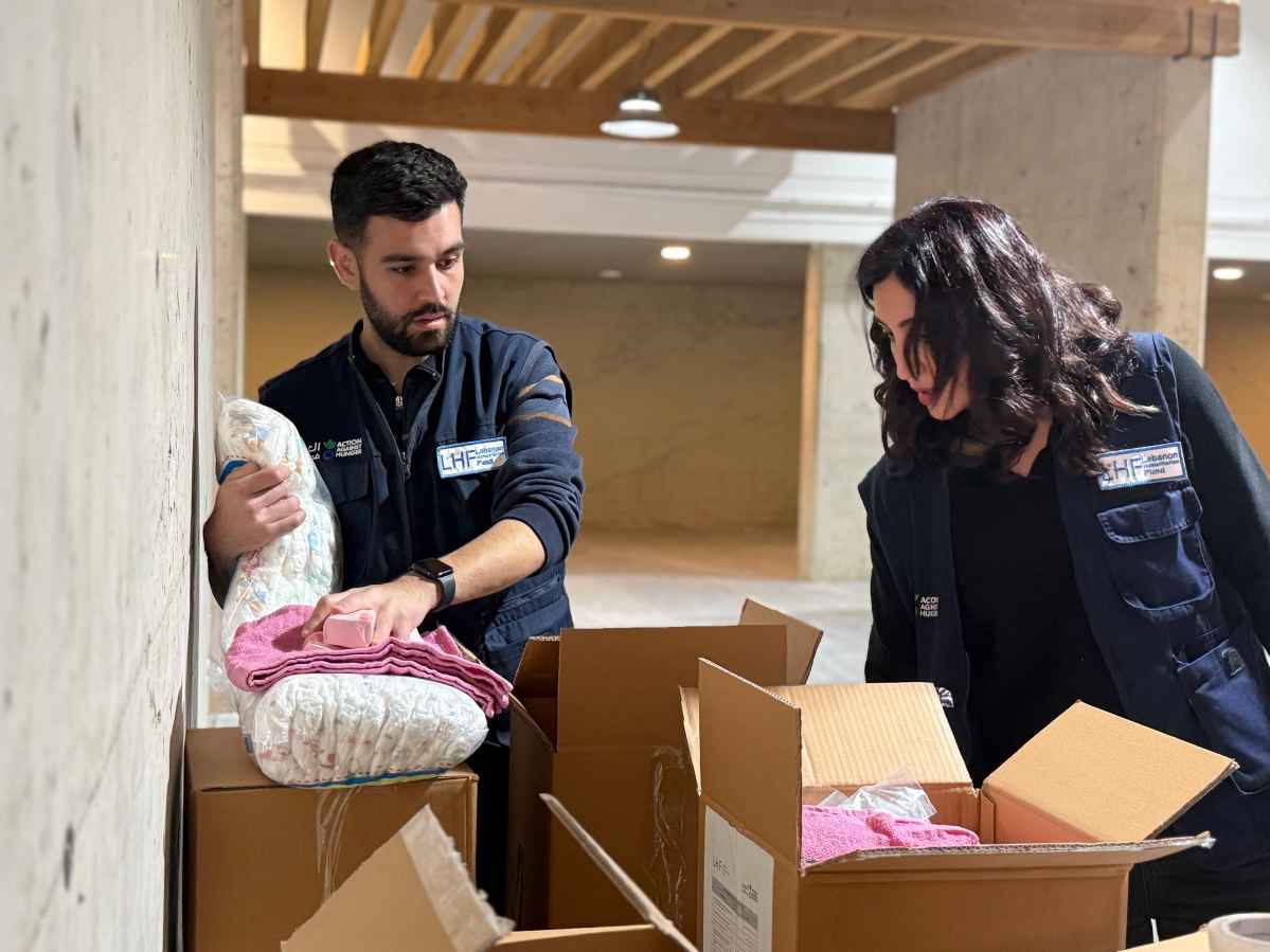 Trabajadores humanitarios Líbano