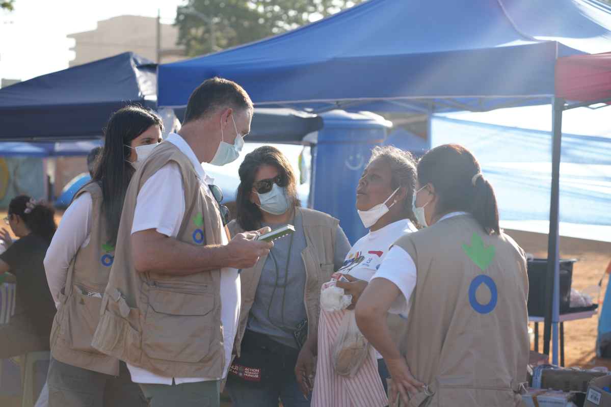 equipo ACH en La Guaira Venezuela terremoto