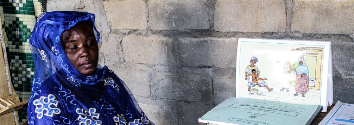 Marieta, agente de salud comunitaria en Zngeiga peulh, Mauritania © Acción contra el Hambre